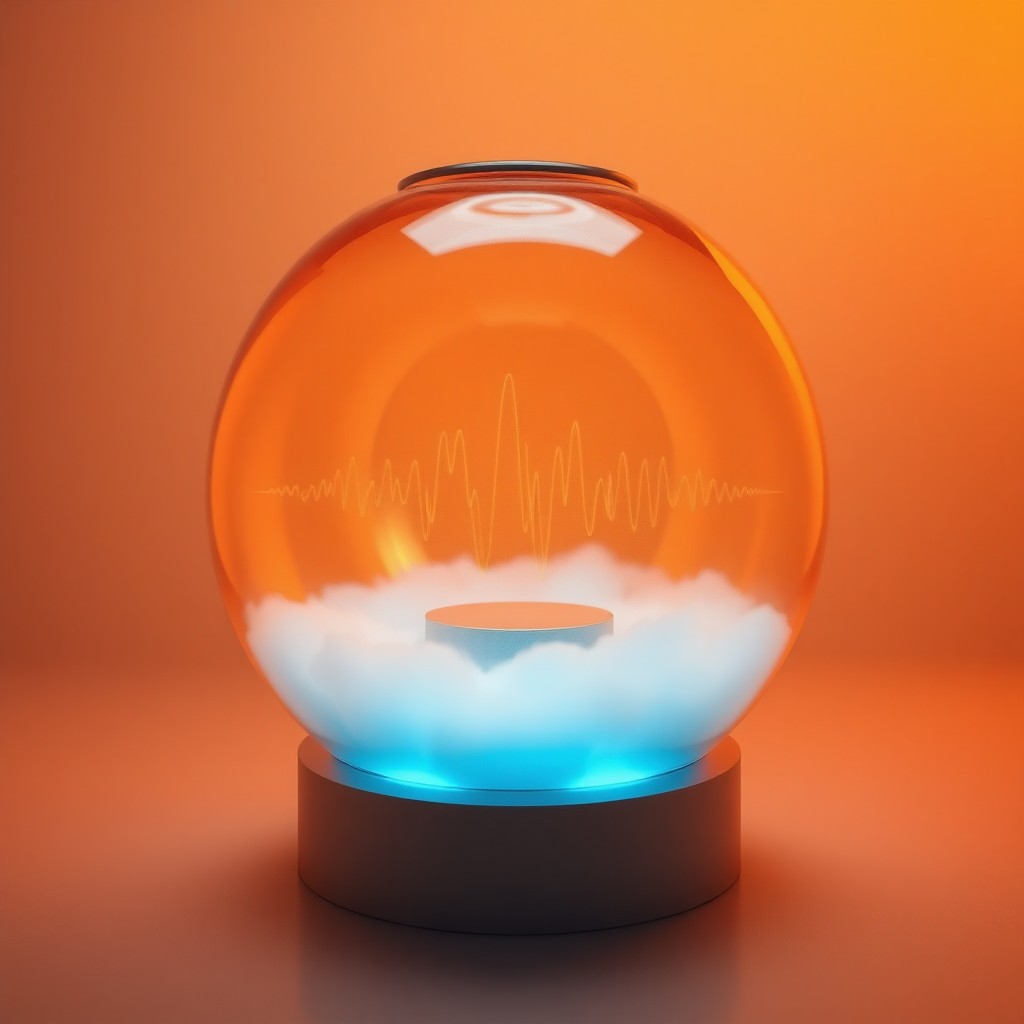 Voice preservation capsule with frozen sound waves